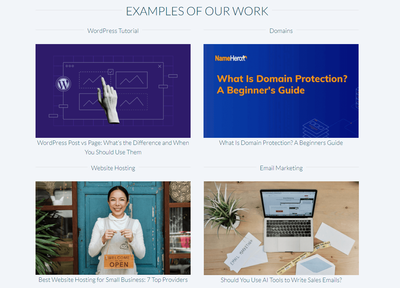 The WordCandy portfolio